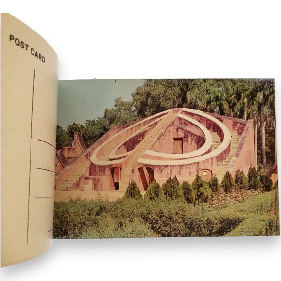 VTG Delhi India in Pictures Postcard Book Folder 20 Cards Mid-Century Souvenir - Picture 6 of 9